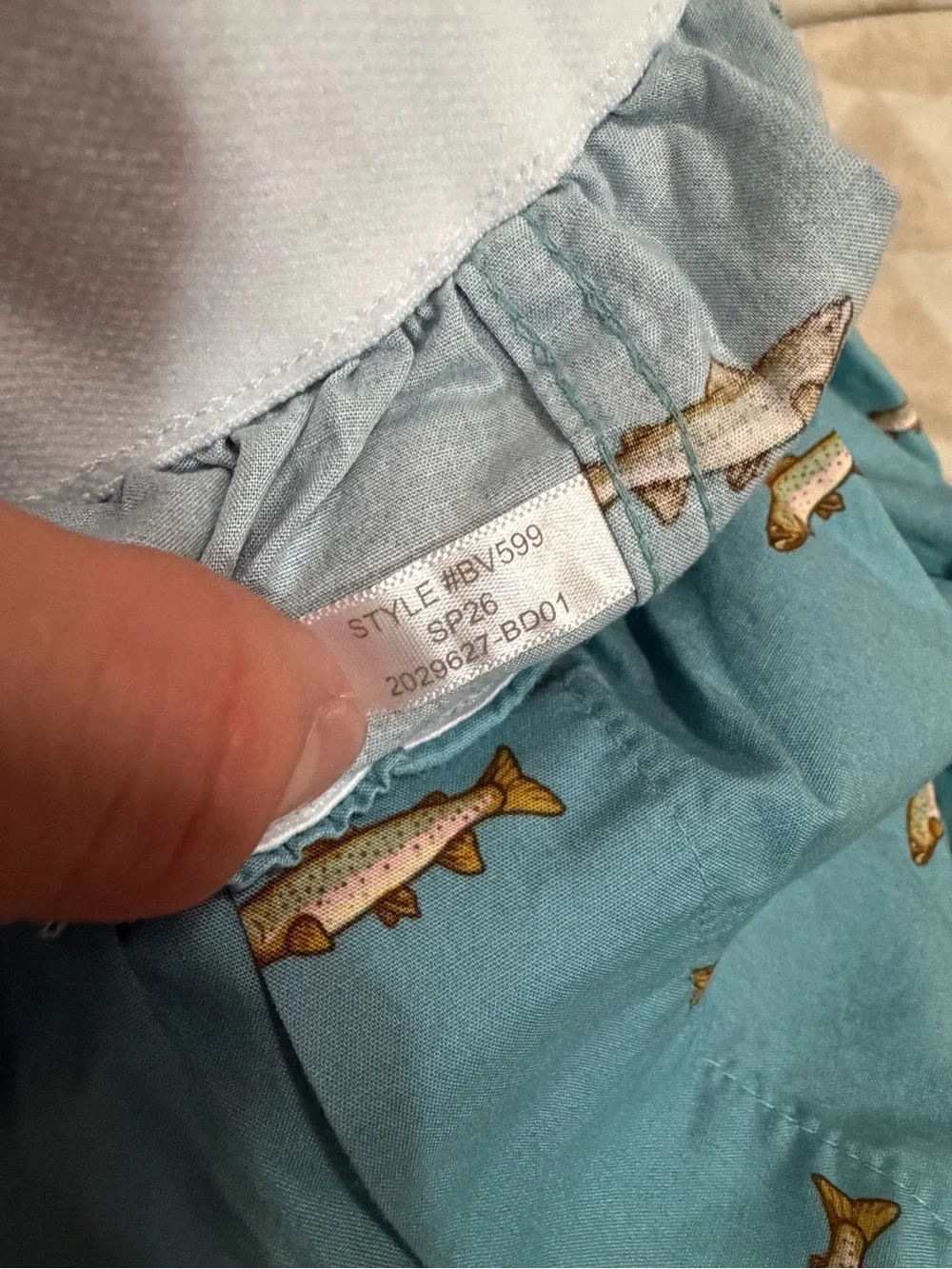 J crew Fish woven boxers Aegean Teal Multi